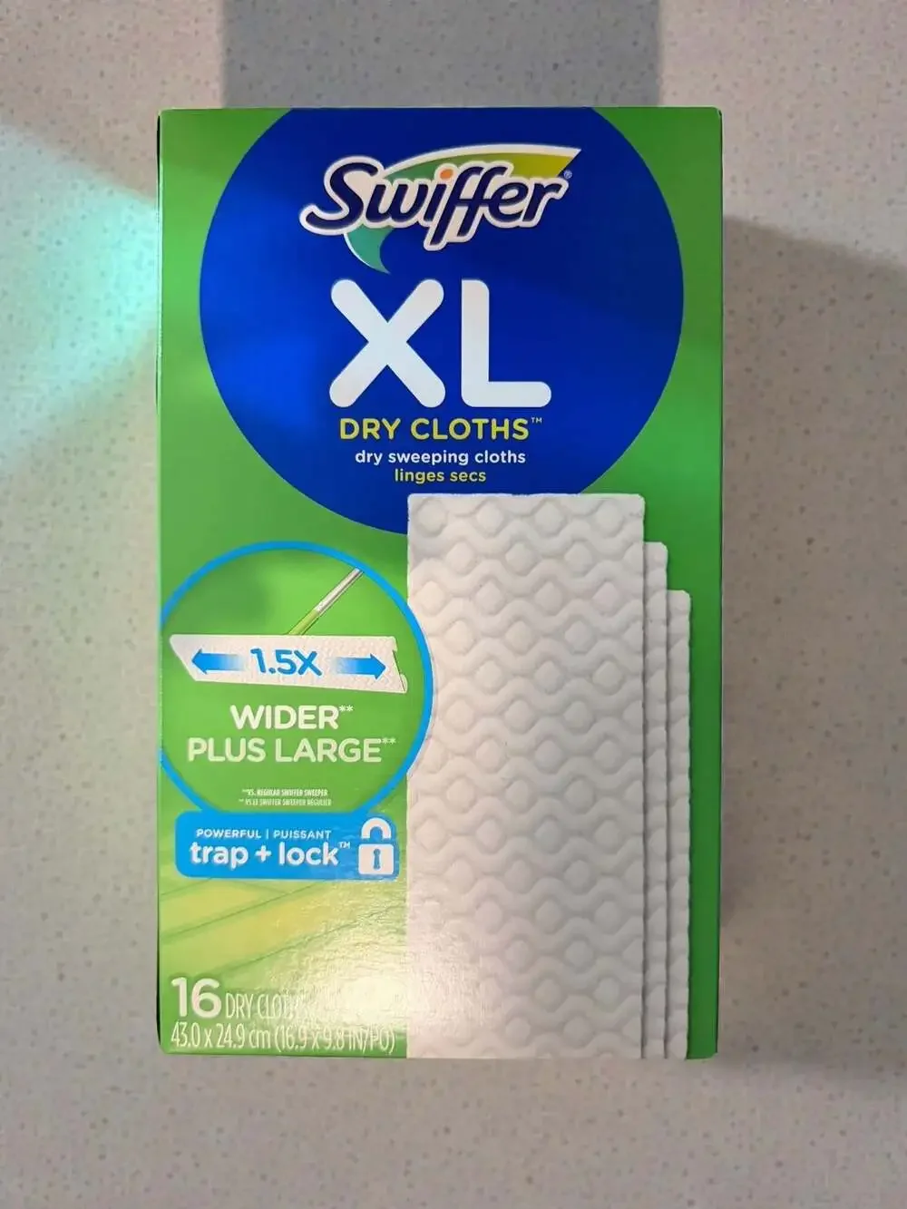 Swiffer Sweeper XL Dry + Wet Sweeping Kit with 16 Dry Cloths